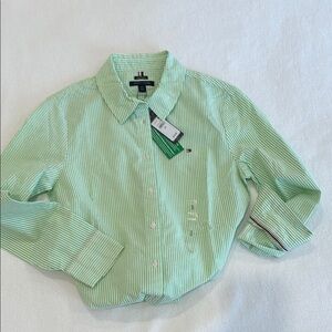 Tommy Hilfiger Green Button Down Shirt